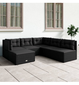 Salon de jardin 6 pcs avec...