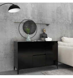 Buffet Noir 104x35x70 cm...