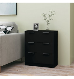 Buffet noir 60x30x70 cm...