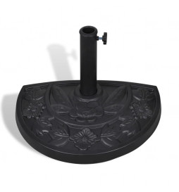 Socle de parasol demi-rond...