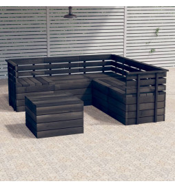 Salon palette de jardin 6...