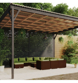 Salon de jardin 12 pcs avec...