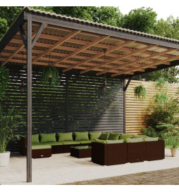Salon de jardin 13 pcs avec...