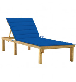 Chaise longue avec coussin...