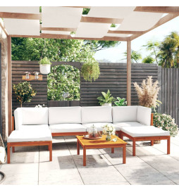 Salon de jardin 7 pcs avec...