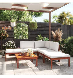 Salon de jardin 6 pcs avec...