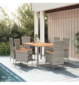 Mobilier à dîner de jardin...