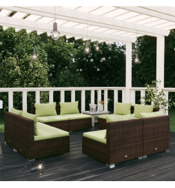 Salon de jardin 8 pcs avec...