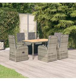 Mobilier à dîner de jardin...