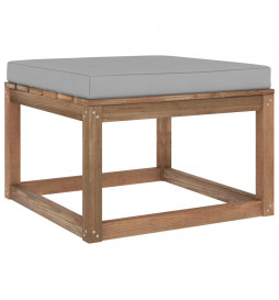 Repose-pied de jardin avec...