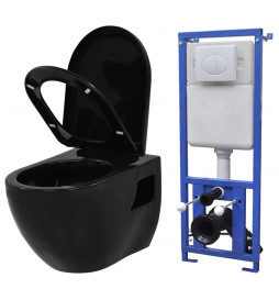 Toilette suspendue au mur...