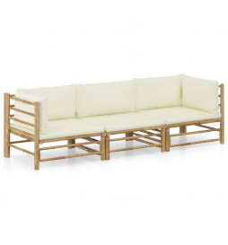 Salon de jardin 3 pcs avec...