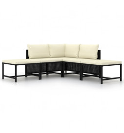 Salon de jardin 5 pcs avec...
