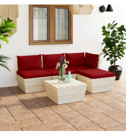 Salon de jardin palette 5...