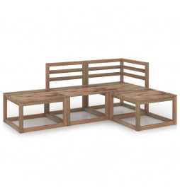 Salon de jardin 4 pcs...
