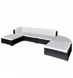Salon de jardin 6 pcs avec...