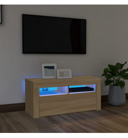 Meuble TV avec lumières LED...