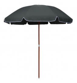 Parasol avec mât en acier...
