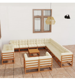 Salon de jardin 14 pcs avec...