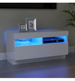 Meuble TV avec lumières LED...