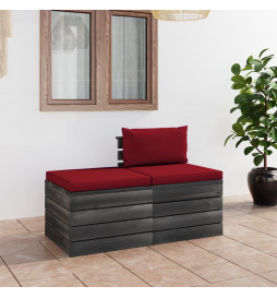 Salon palette de jardin 2...