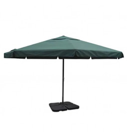 Parasol vert en aluminium...