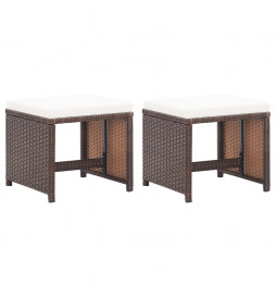 Tabourets de jardin 2 pcs...