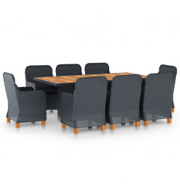 Mobilier à dîner 9 pcs avec...
