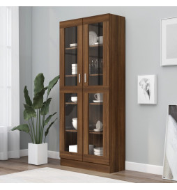Armoire à vitrine Chêne...