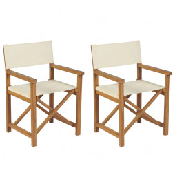 Chaises de metteur en scène...