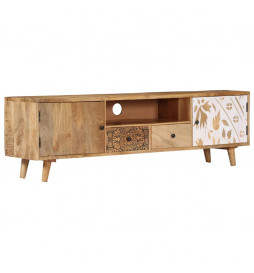 Meuble TV 140x30x40 cm Bois...