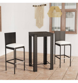 Ensemble de bar de jardin 3...