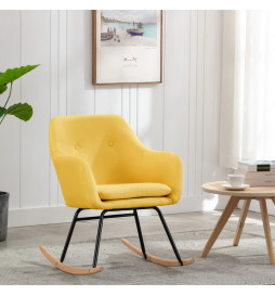 Chaise à bascule Jaune...