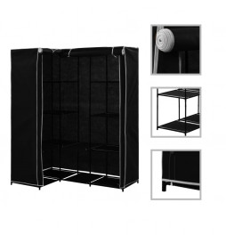Garde-robe d'angle Noir...