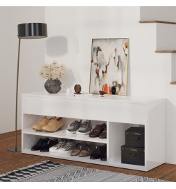 Banc à chaussures Blanc...