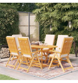 Salon de jardin 7 pcs avec...