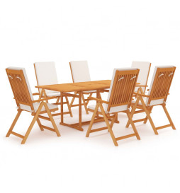 Salon de jardin 7 pcs avec...