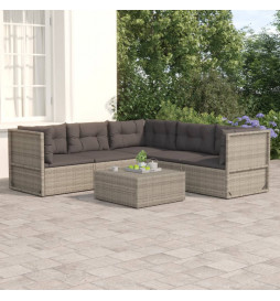 Salon de jardin 5 pcs avec...