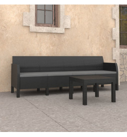 Salon de jardin 2 pcs avec...
