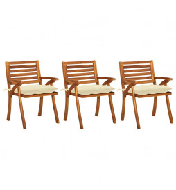 Chaises à dîner de jardin...