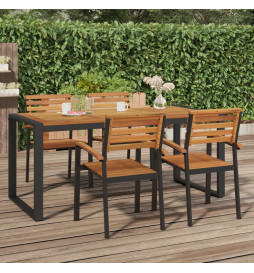 Table de jardin et pieds en...