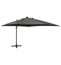 Parasol déporté avec mât et...