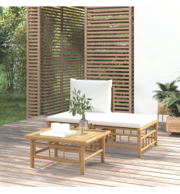 Salon de jardin 3 pcs avec...