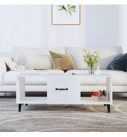 Table basse Blanc 102x50x40...
