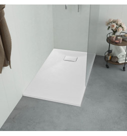 Bac de douche SMC Blanc 120...
