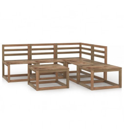 Salon de jardin 6 pcs...