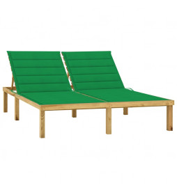 Chaise longue double et...