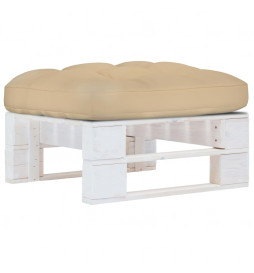 Pouf palette de jardin Bois...