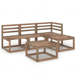 Salon de jardin 5 pcs...