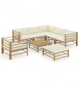 Salon de jardin 8 pcs avec...